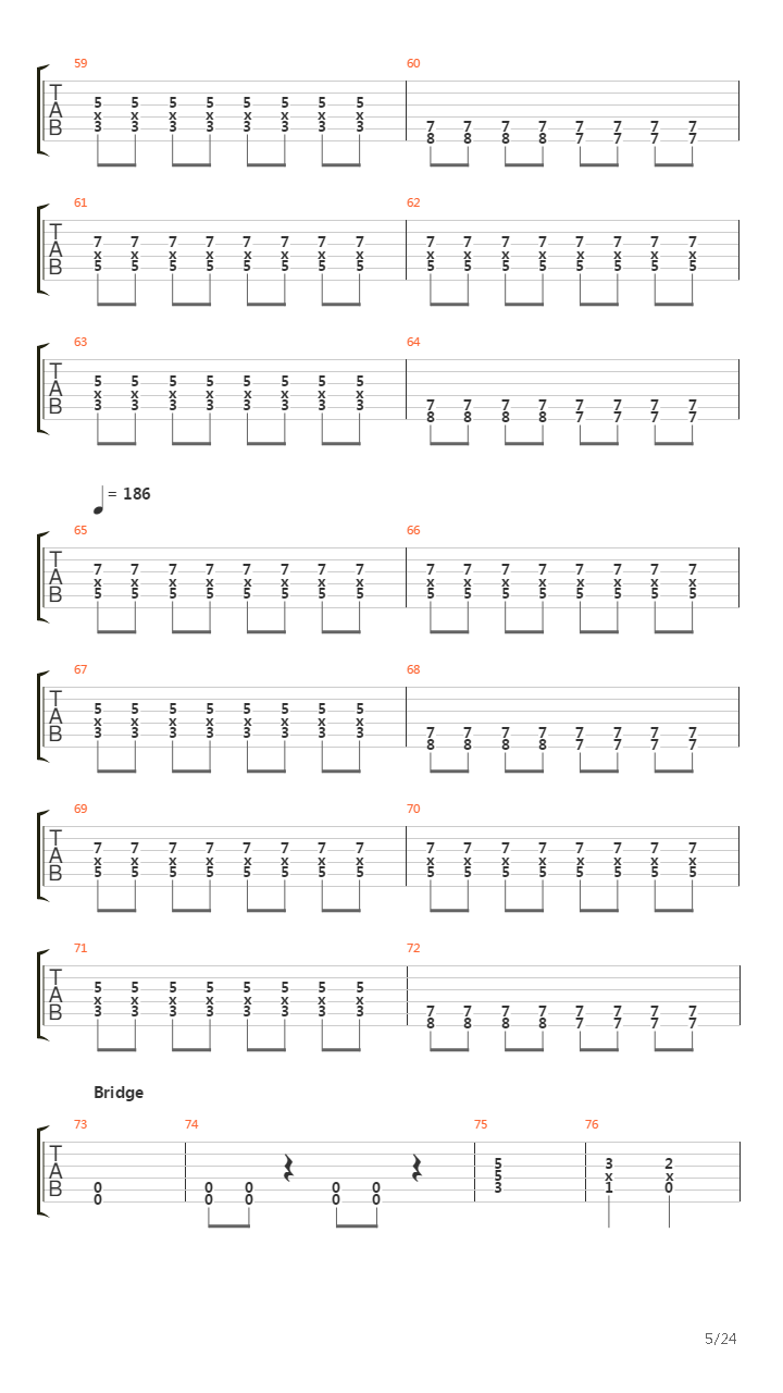 St. Anger吉他谱