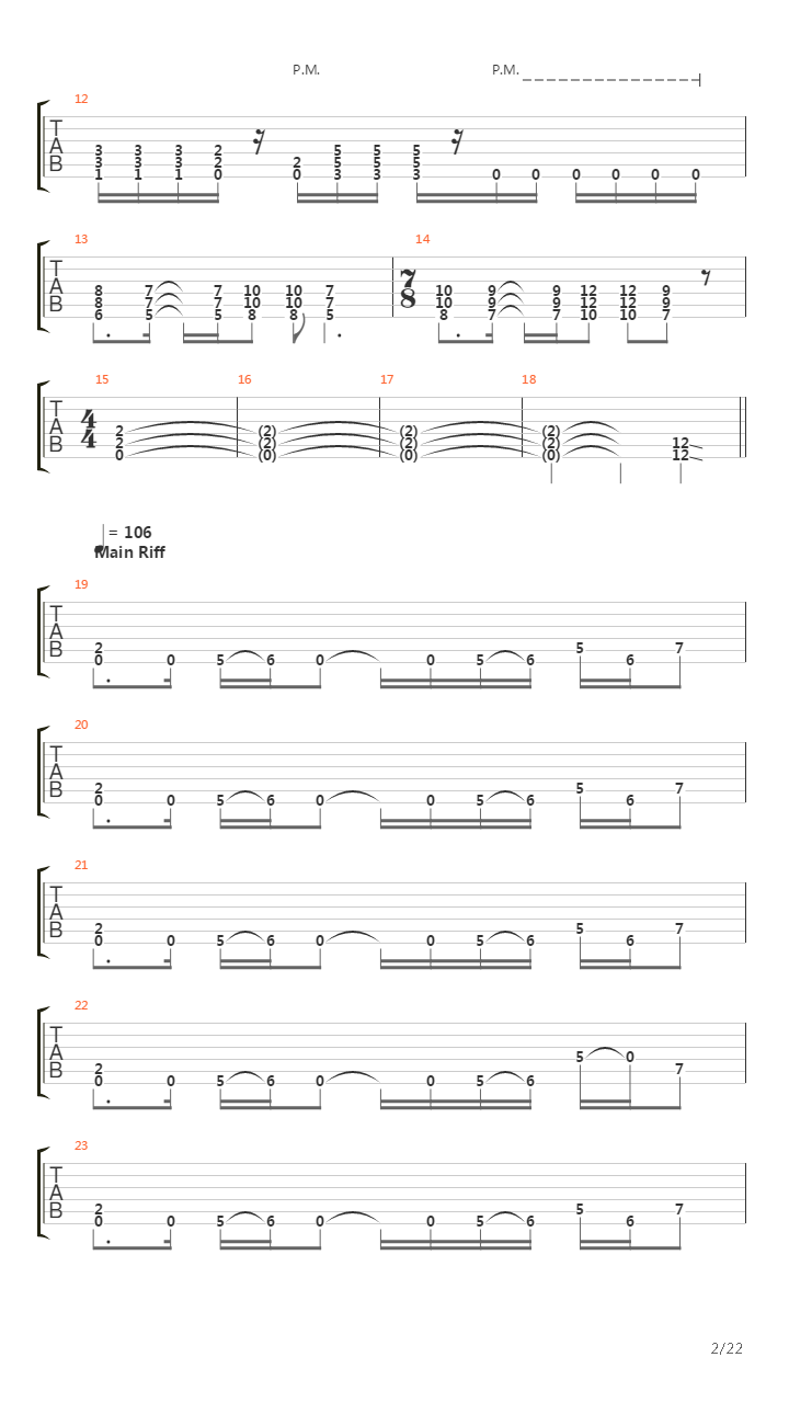 The End Of The Line吉他谱