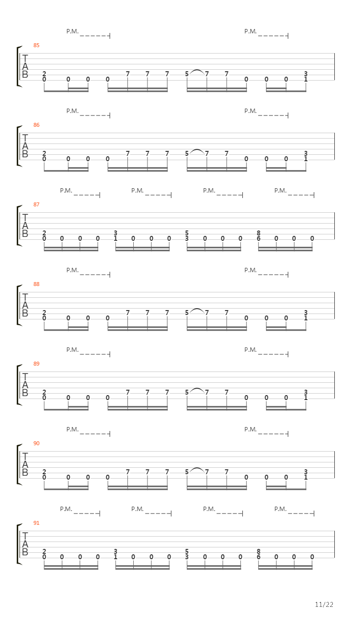 The End Of The Line吉他谱