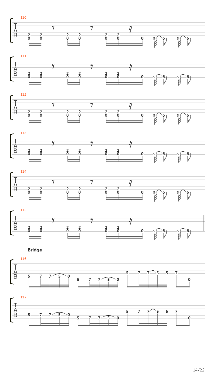 The End Of The Line吉他谱