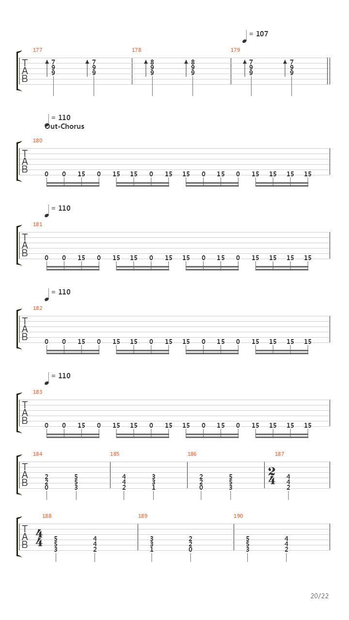 The End Of The Line吉他谱