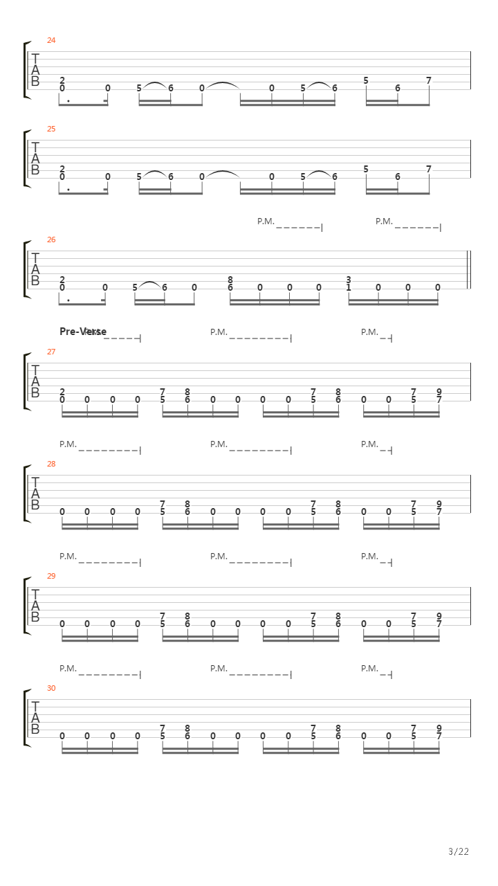 The End Of The Line吉他谱