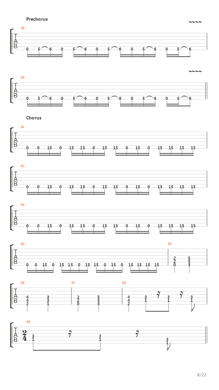 The End Of The Line吉他谱