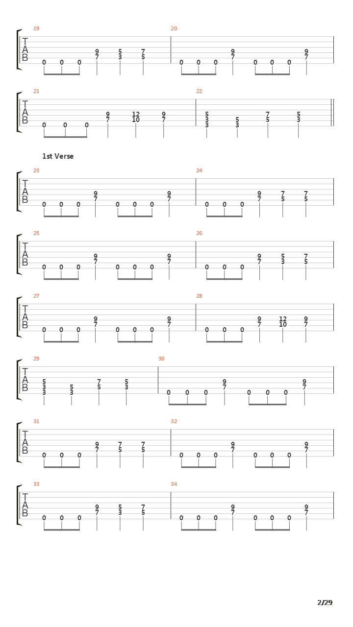 The Four Horsemen吉他谱