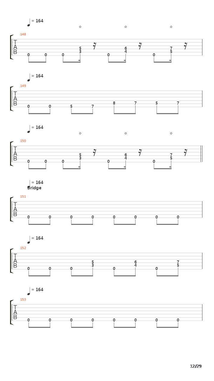 The Four Horsemen吉他谱