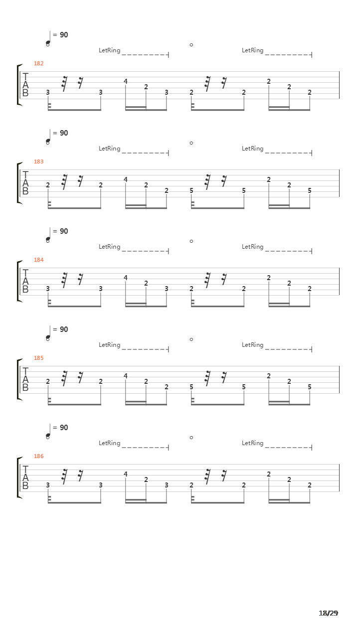 The Four Horsemen吉他谱