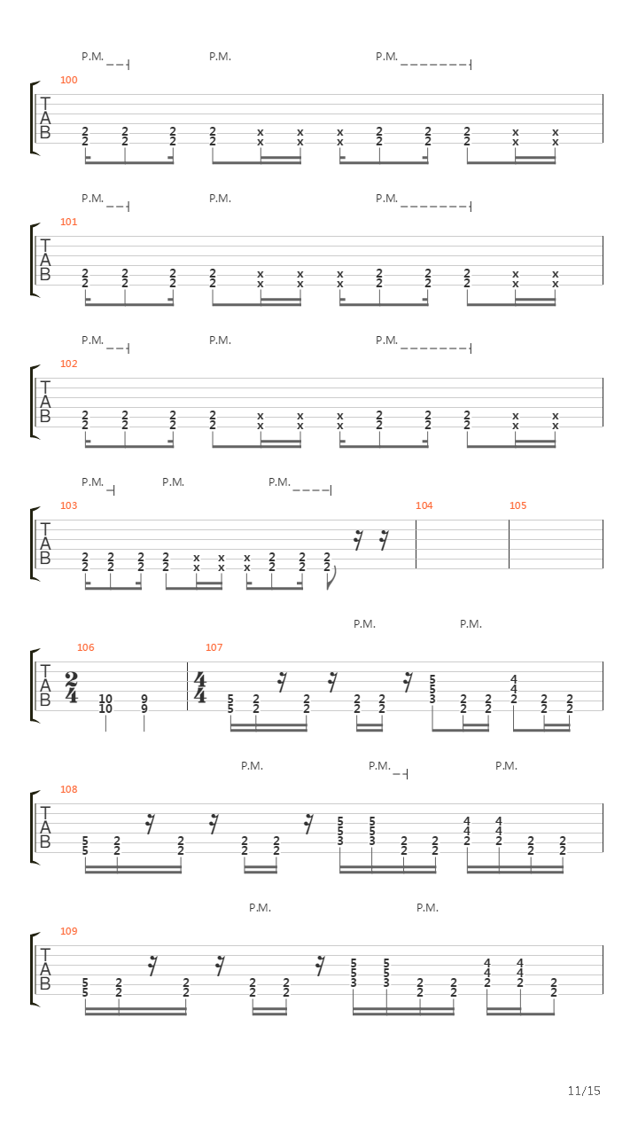 The Unnamed Feeling吉他谱