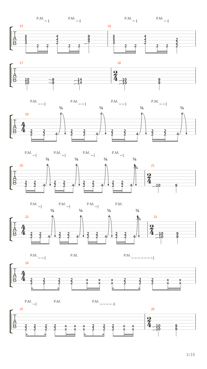 The Unnamed Feeling吉他谱