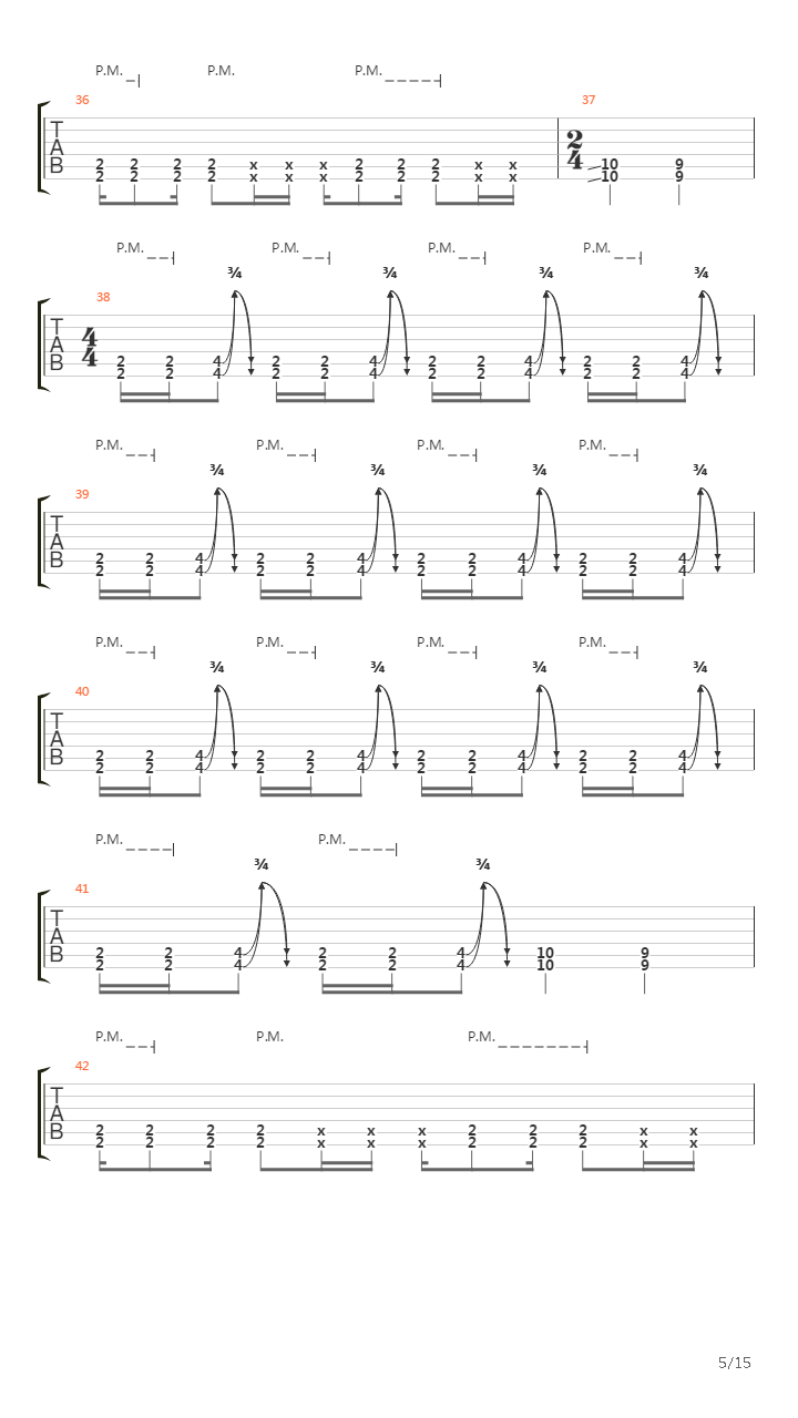 The Unnamed Feeling吉他谱