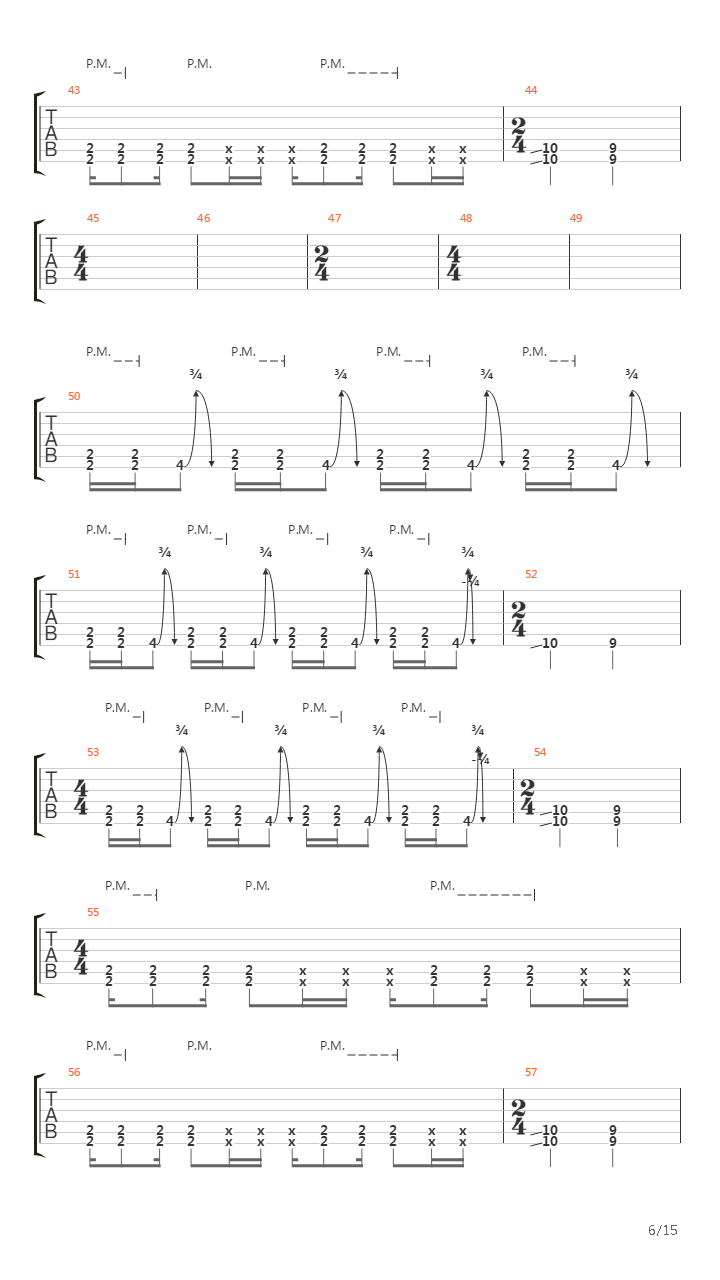 The Unnamed Feeling吉他谱