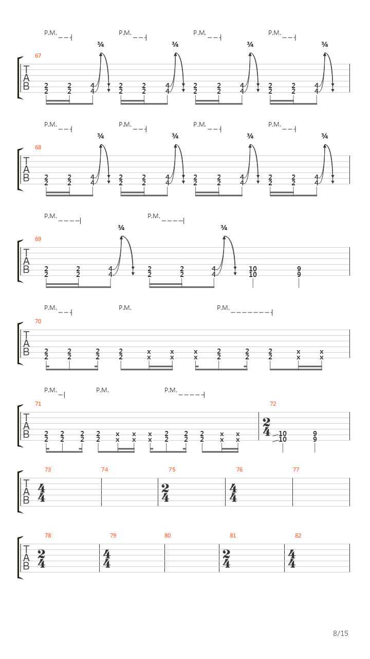 The Unnamed Feeling吉他谱