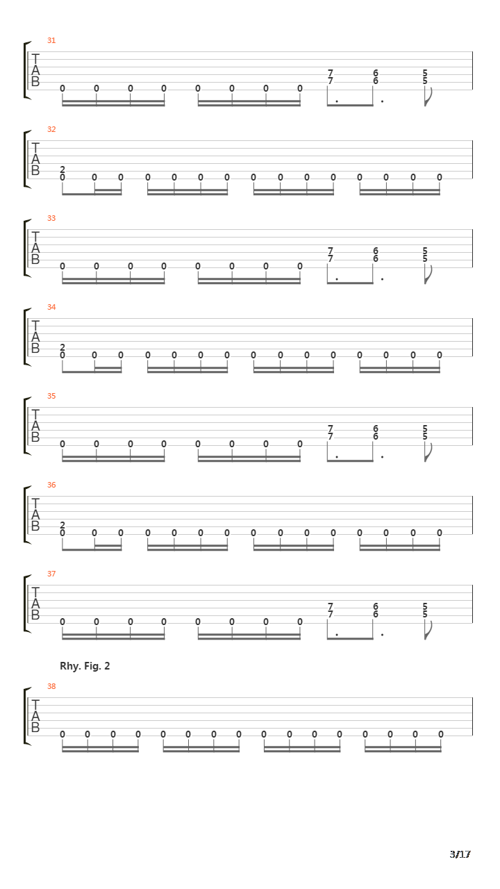 Whiplash吉他谱