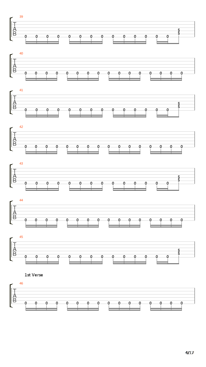 Whiplash吉他谱