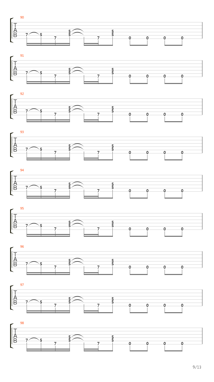 Wiplash吉他谱