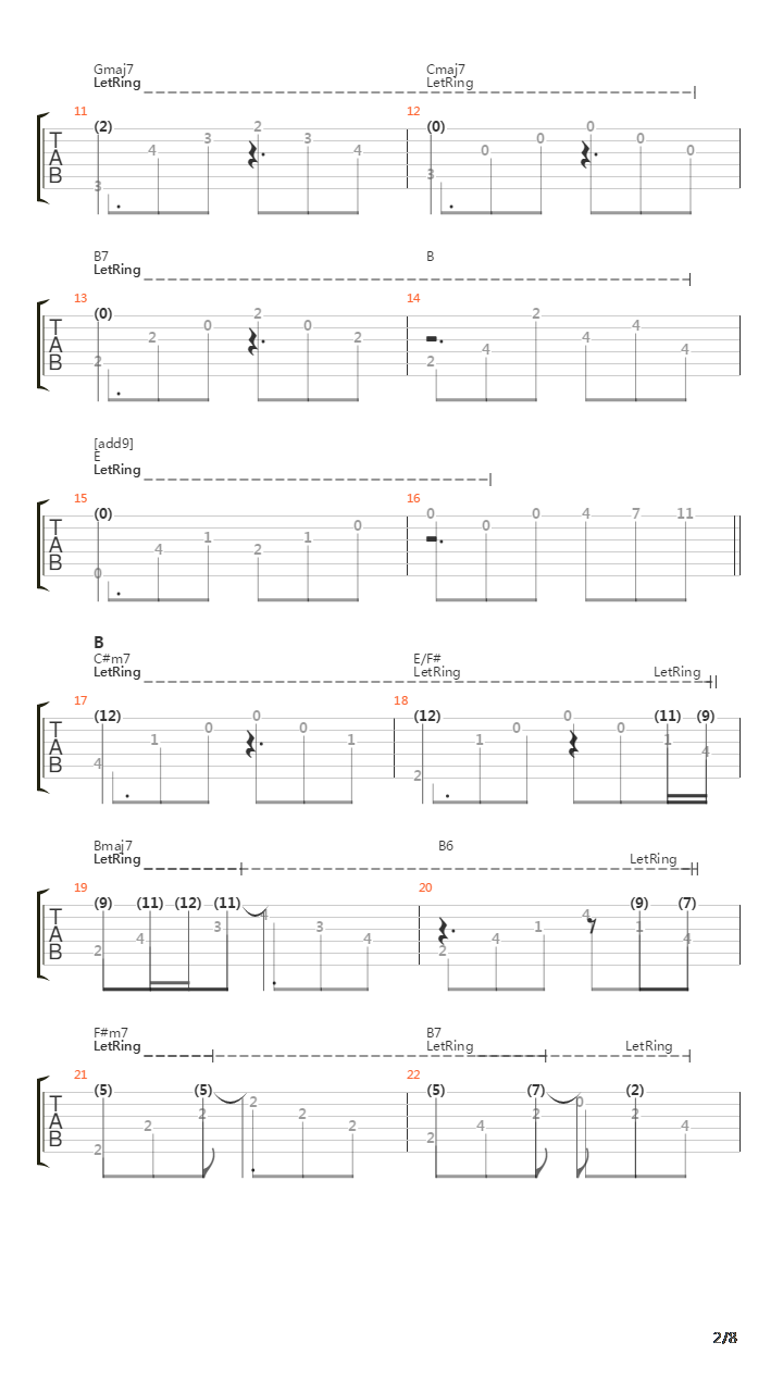 Cavatina吉他谱