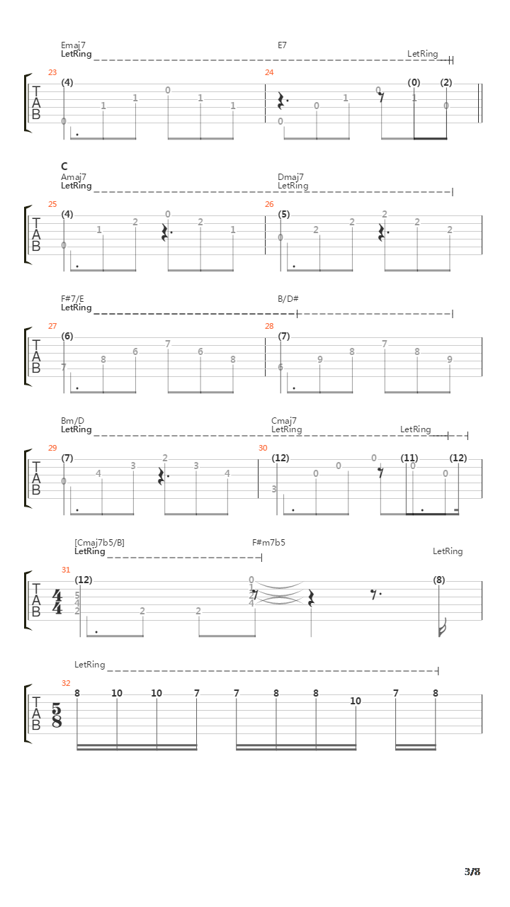Cavatina吉他谱