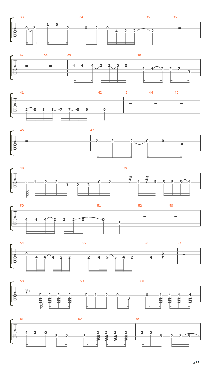 Galaxia吉他谱