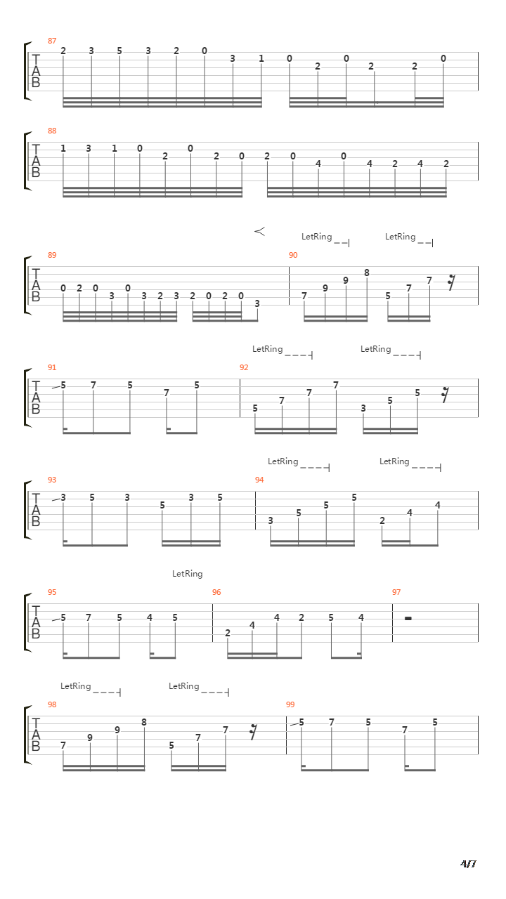 Galaxia吉他谱