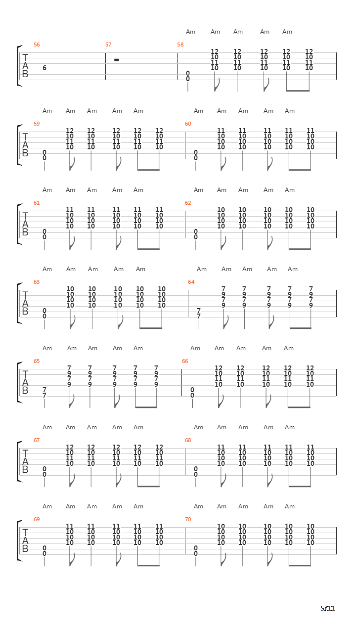 Pharaon吉他谱