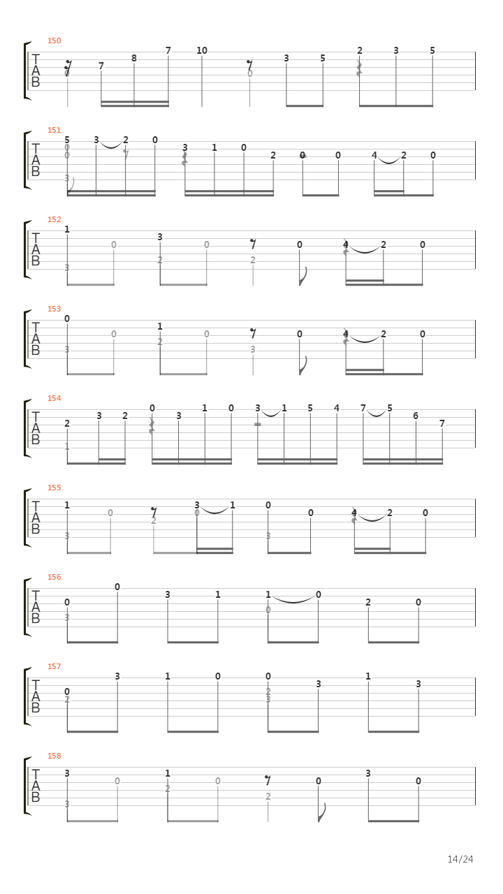 Grand Sonata Opus 150吉他谱