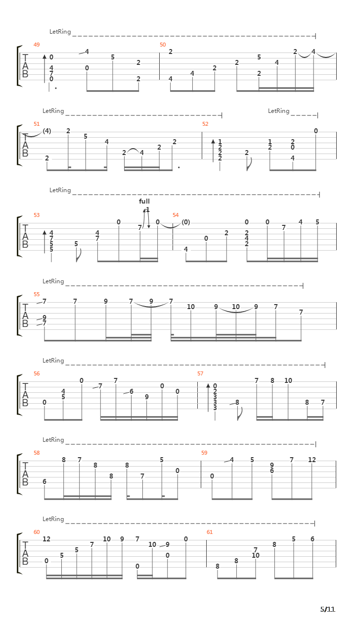 Wu wei(无为)吉他谱