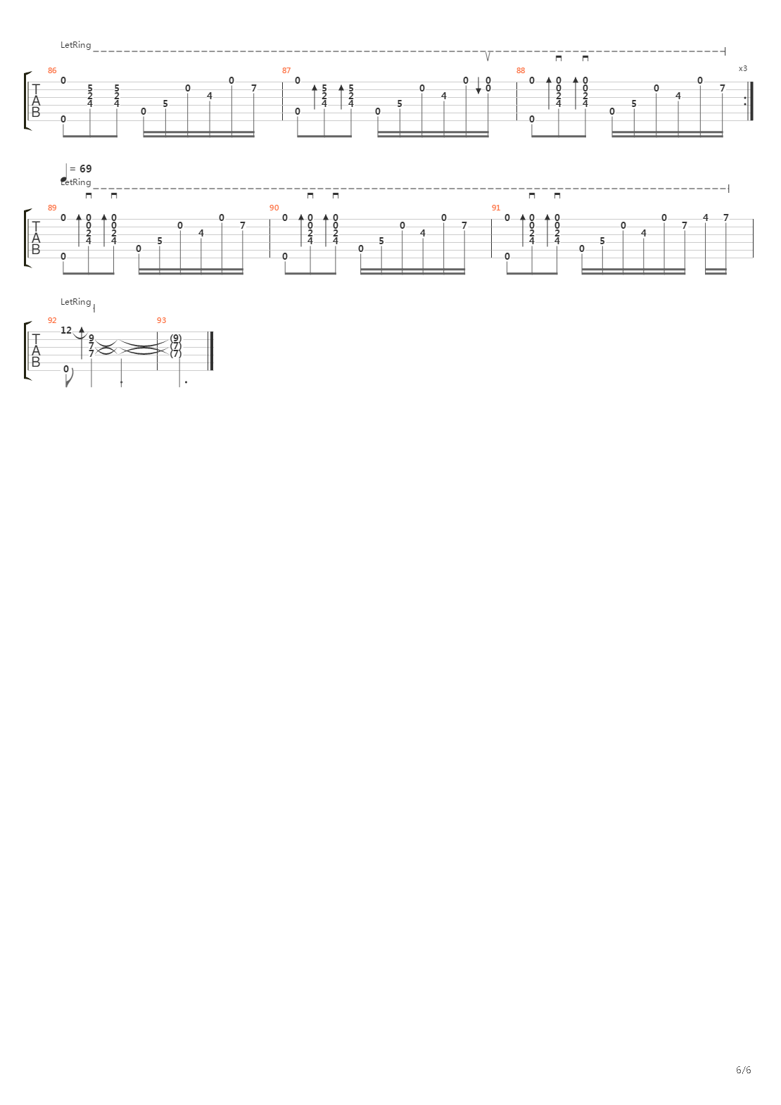 Four A.M. {Quatre Heures du Matin}吉他谱