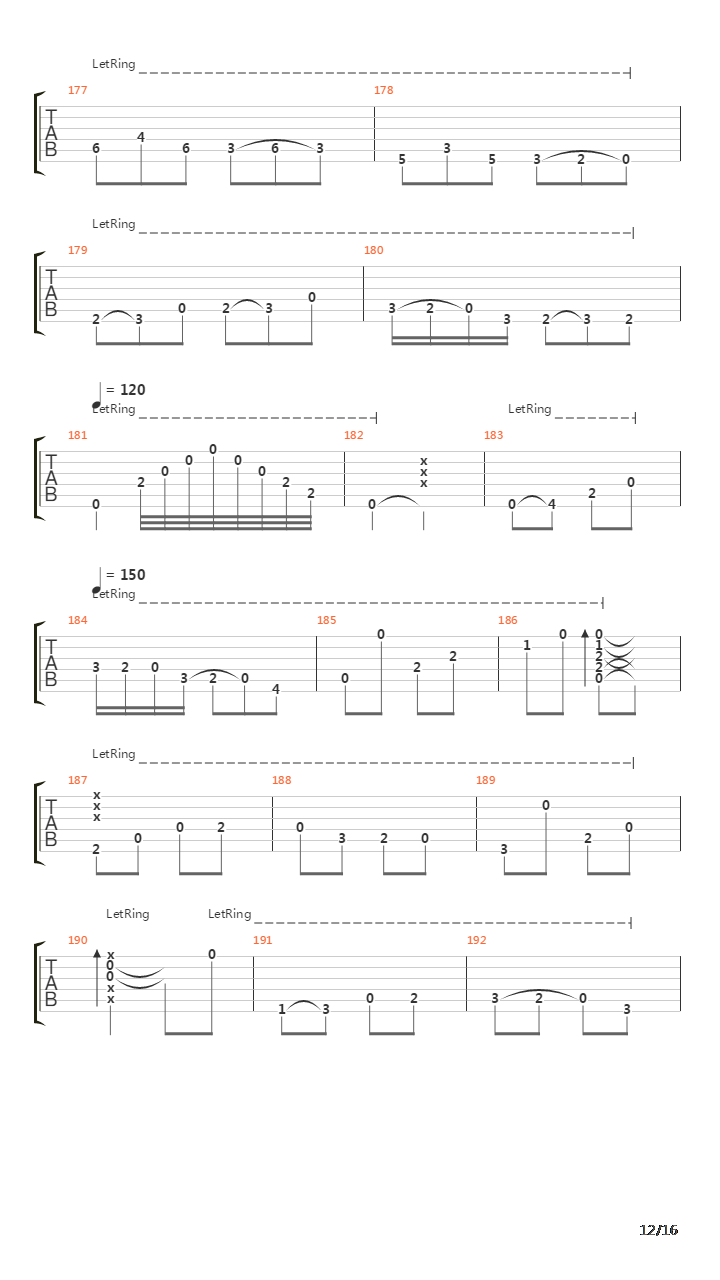 Farruca吉他谱