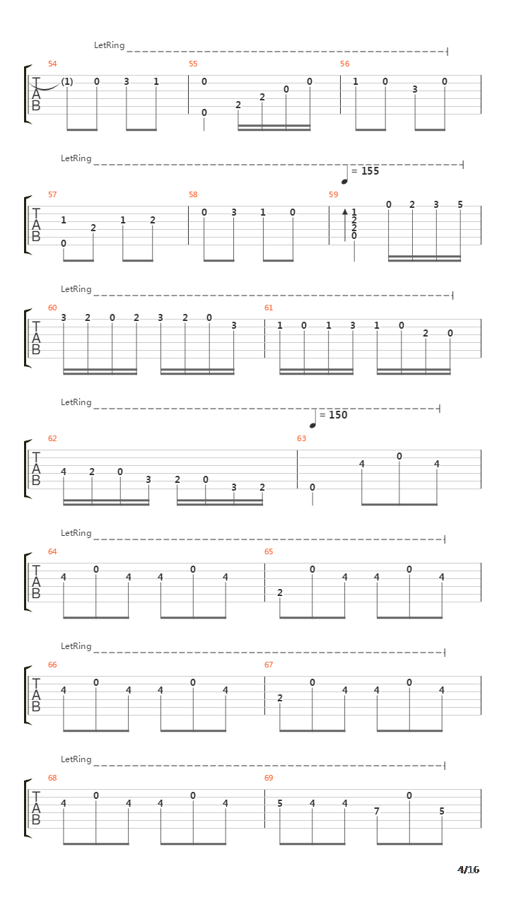 Farruca吉他谱