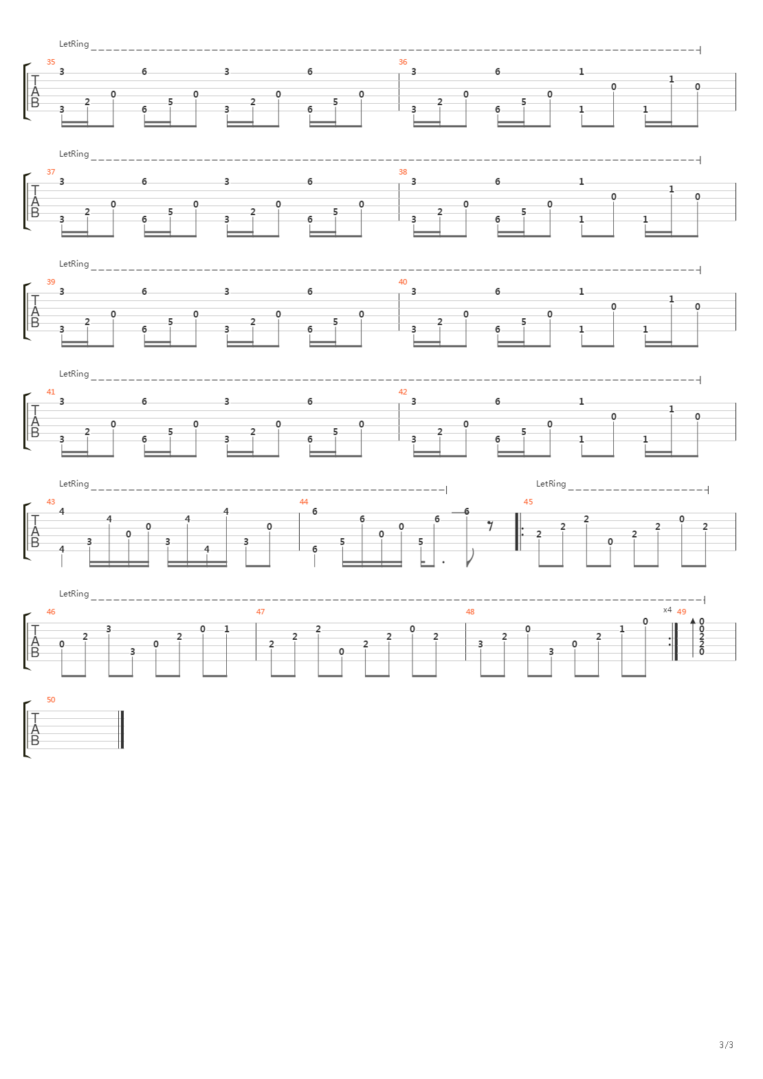 Plateau吉他谱