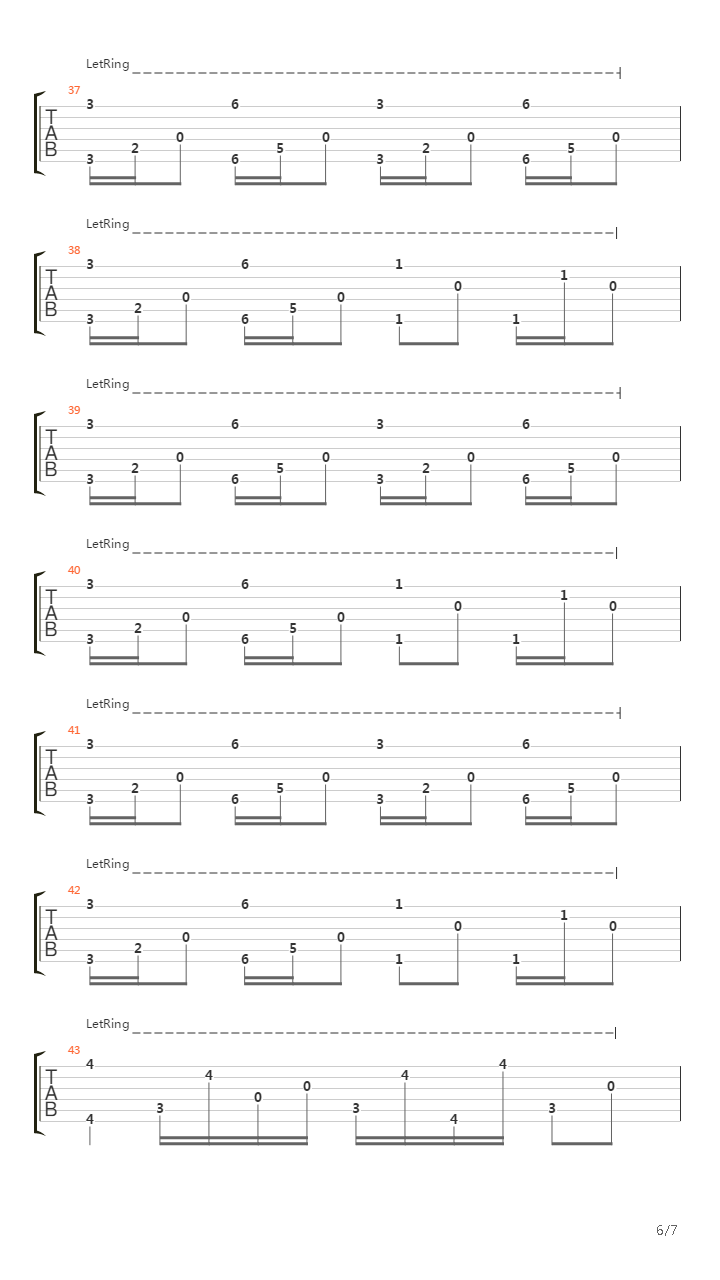 Plateau吉他谱