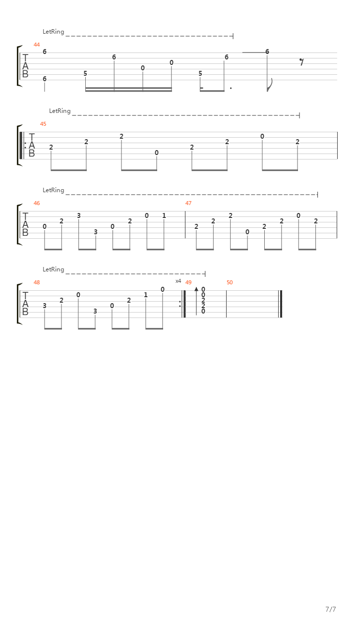 Plateau吉他谱