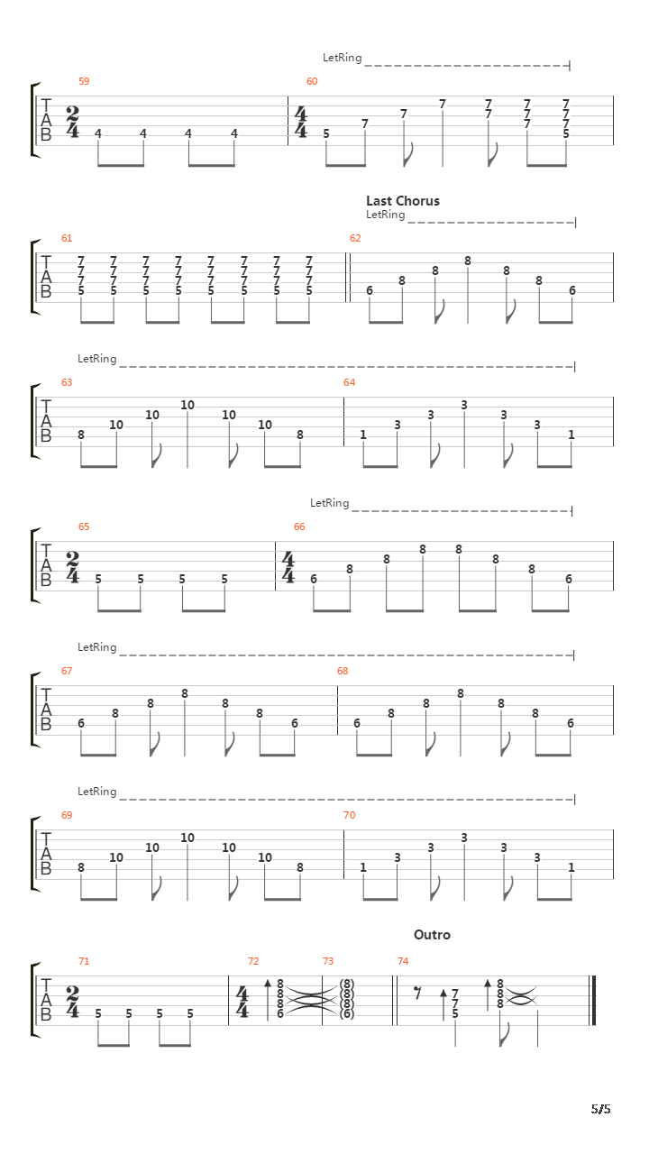 Seasons In The Sun吉他谱