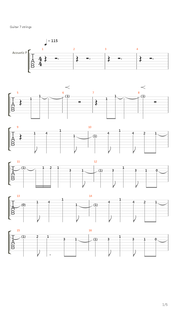 Smells Like Teen Spirit (Piano)吉他谱