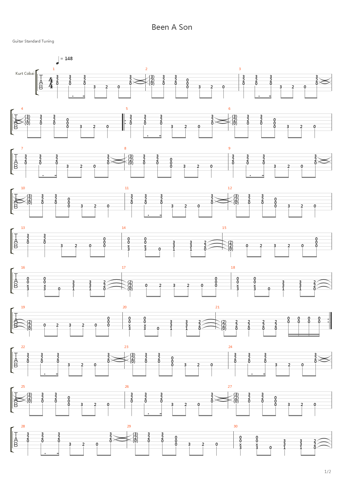 Been A Son吉他谱