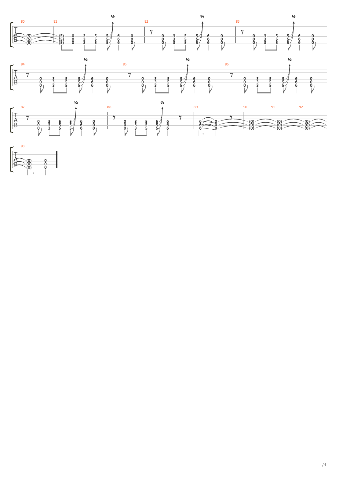 Blew吉他谱