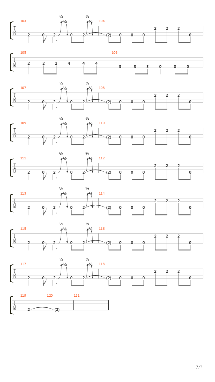 Dive吉他谱