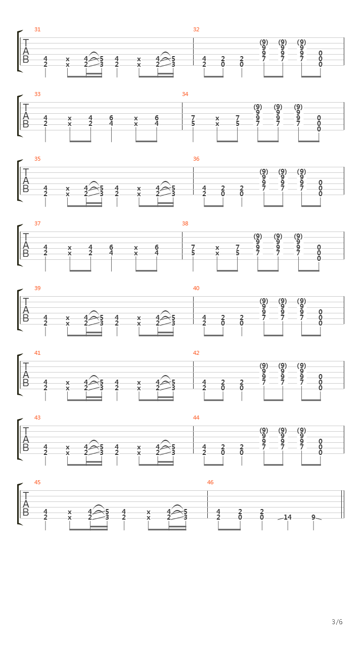 Dive吉他谱