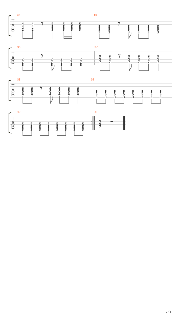 Marigold吉他谱