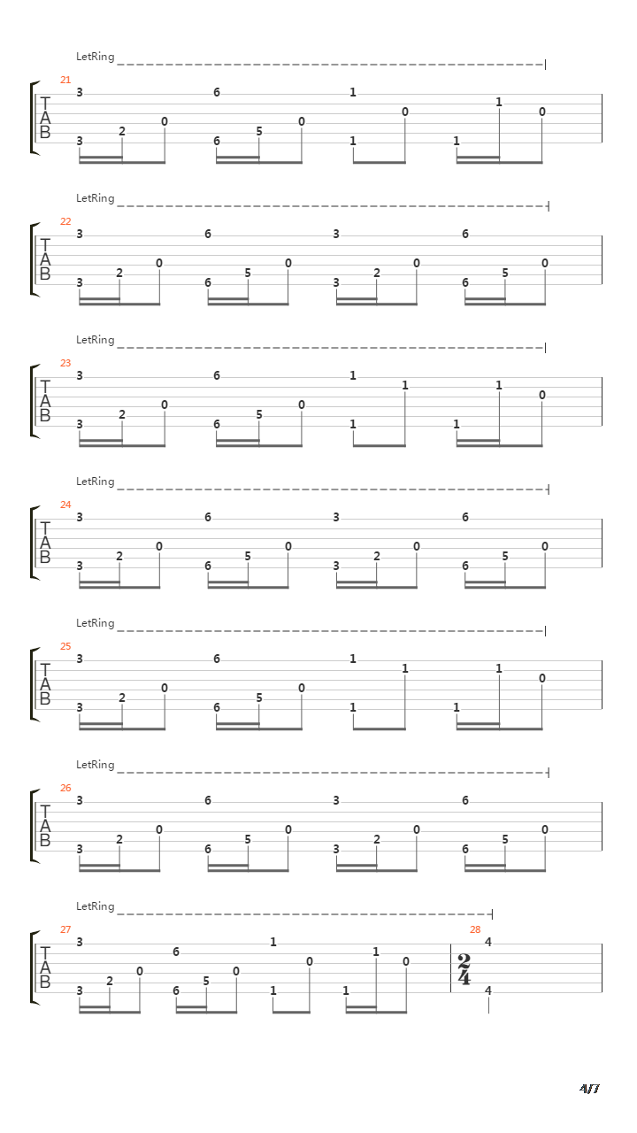 Plateau吉他谱