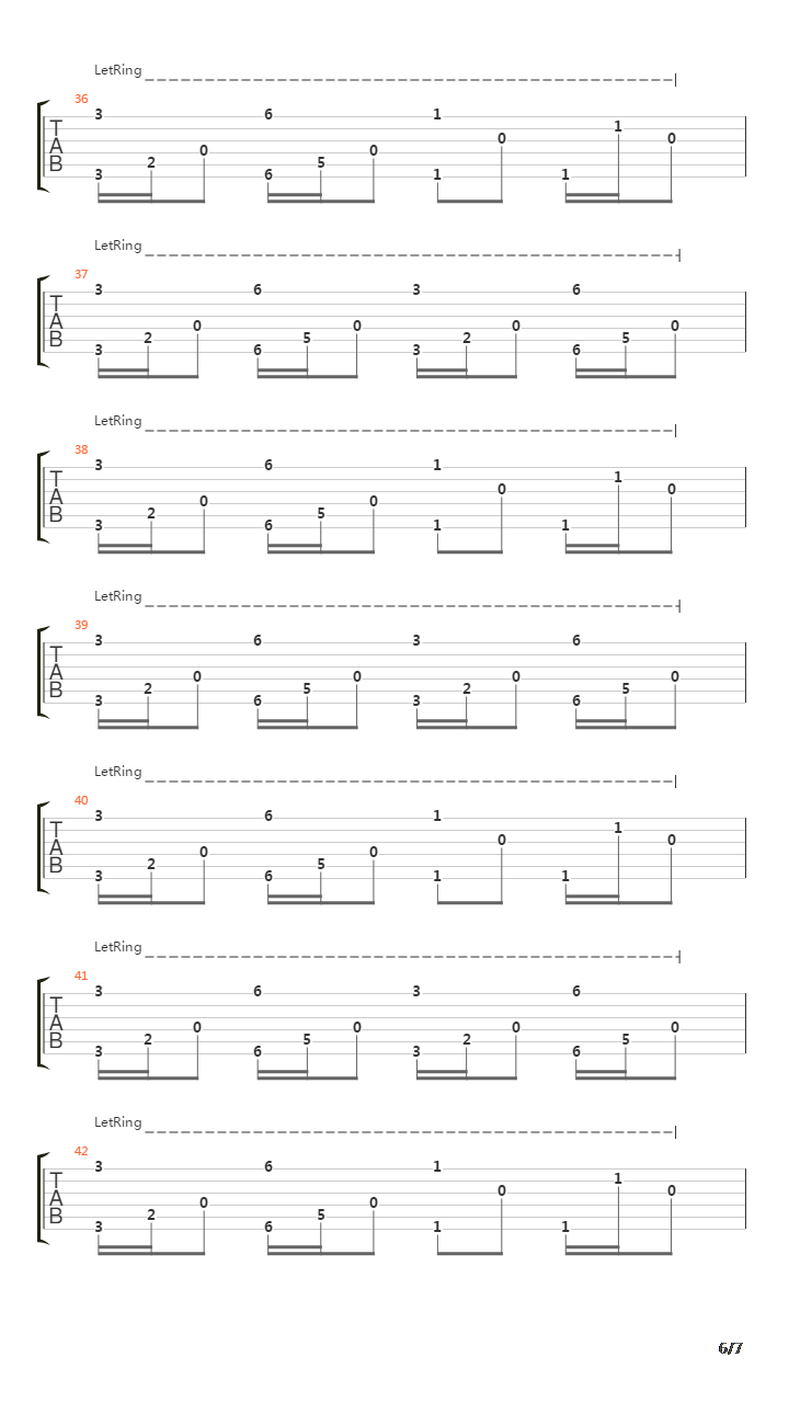 Plateau吉他谱