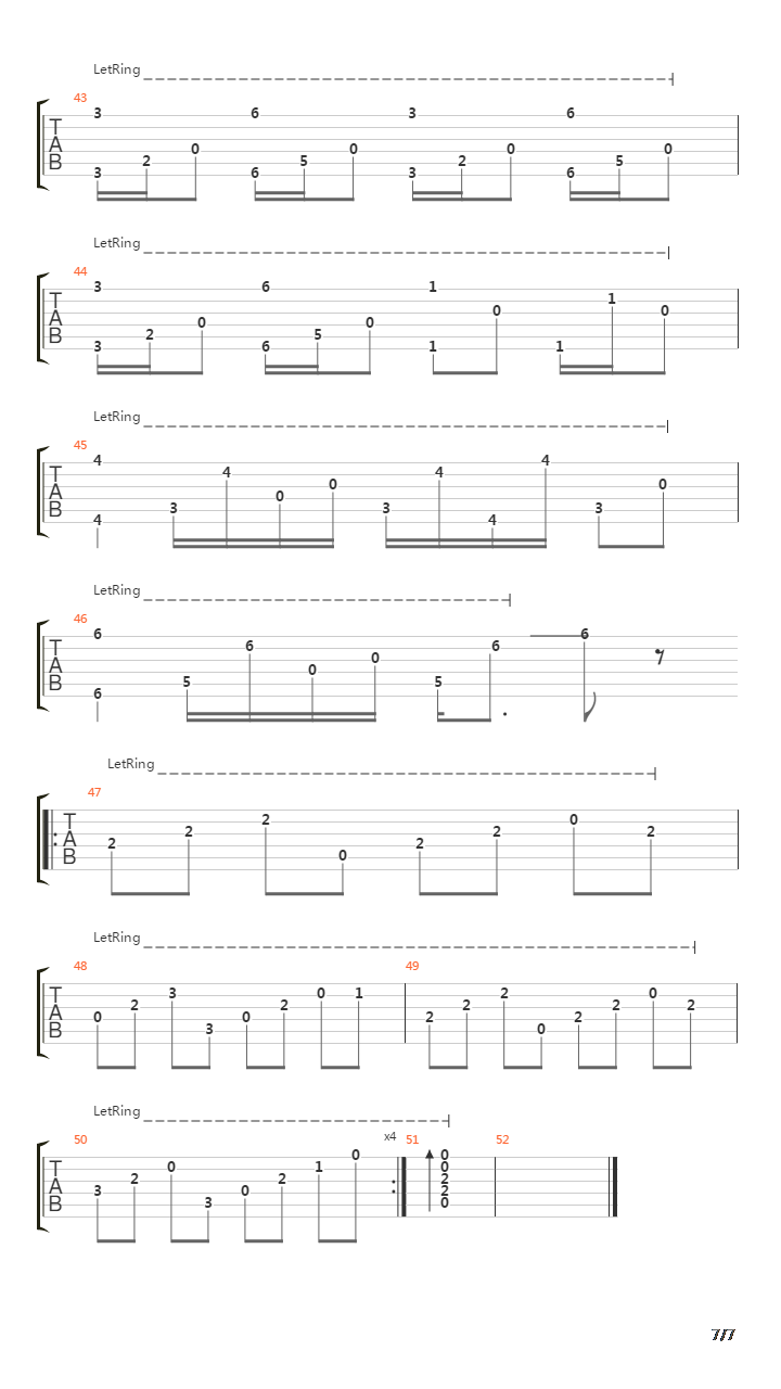 Plateau吉他谱