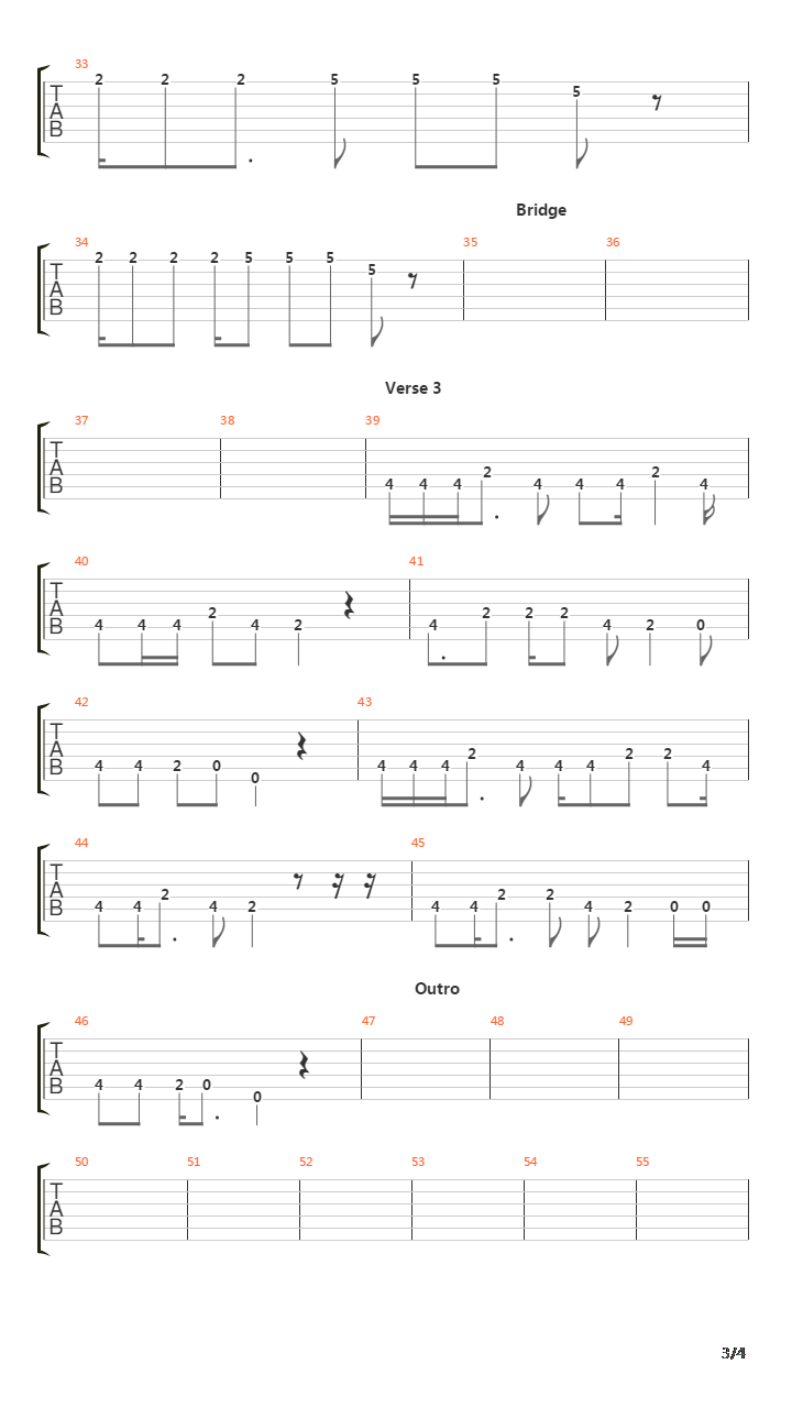 Plateau吉他谱