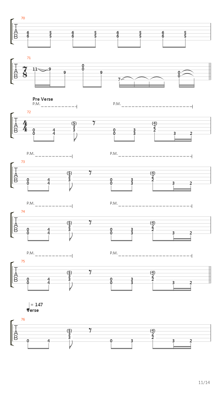 Swap Meet吉他谱