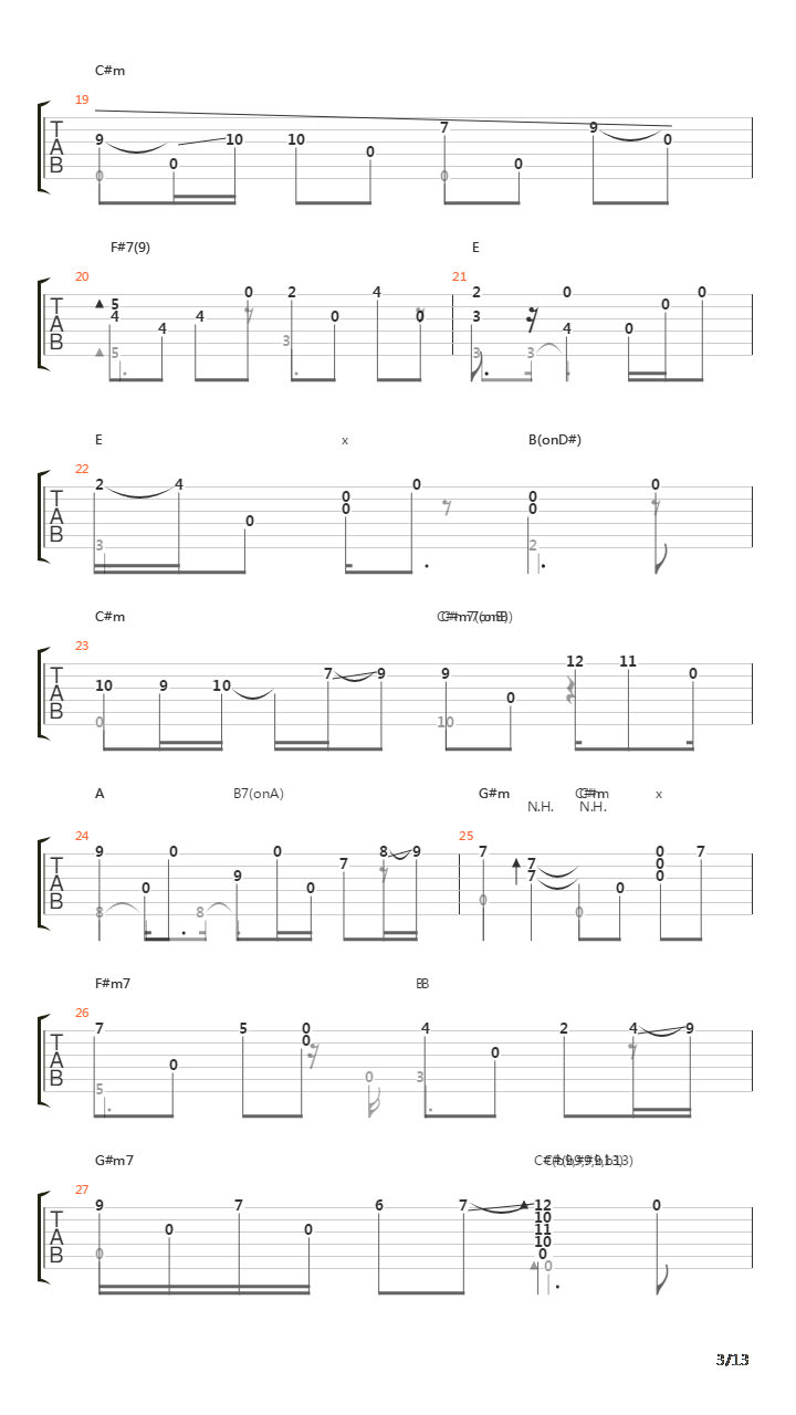 Mother吉他谱