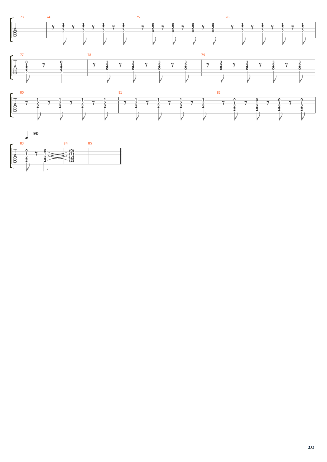 两个细路吉他谱