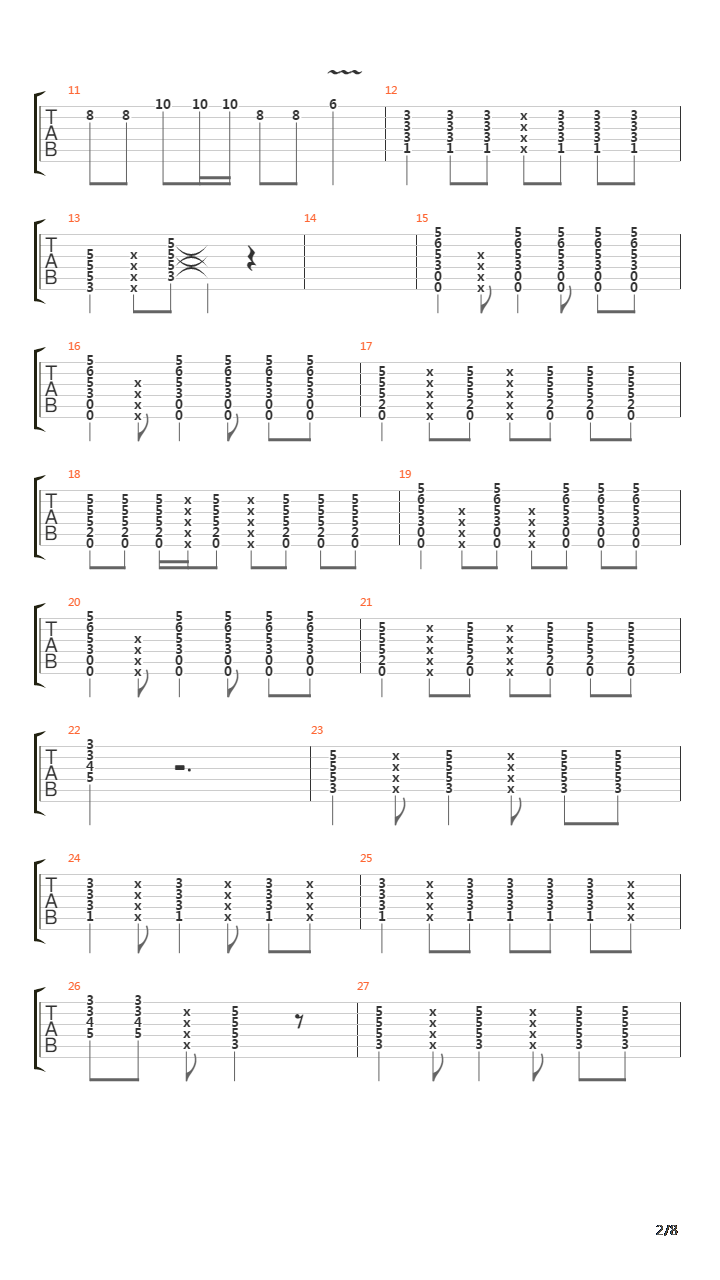 路漫漫吉他谱