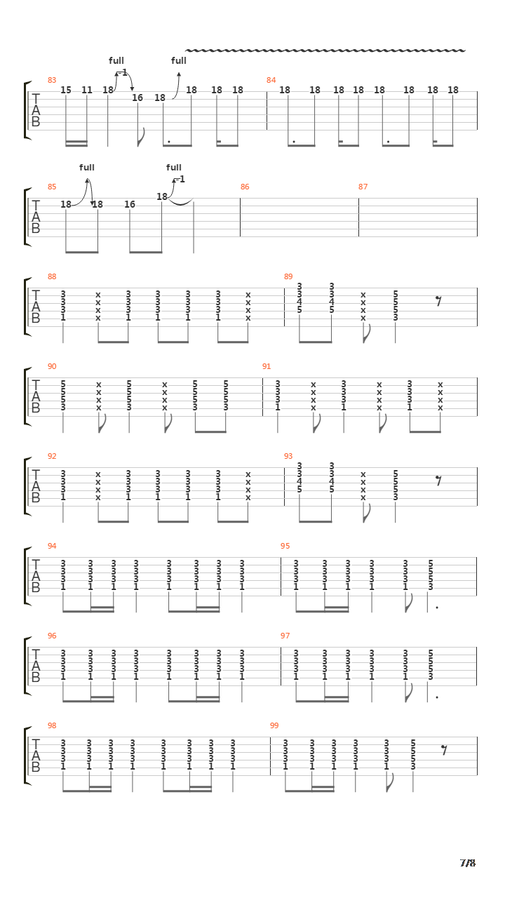 路漫漫吉他谱