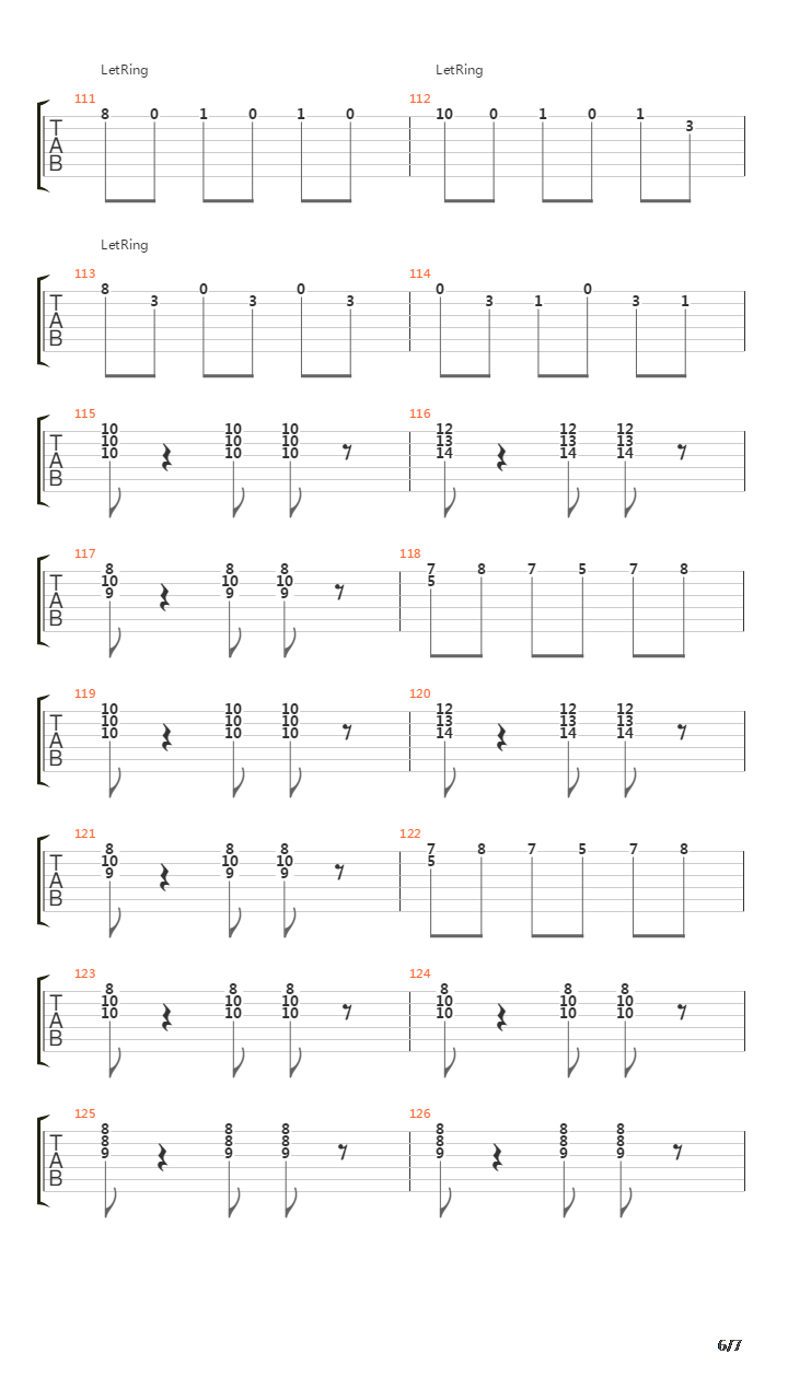 La Valse d'Amélie(天使爱美丽)吉他谱