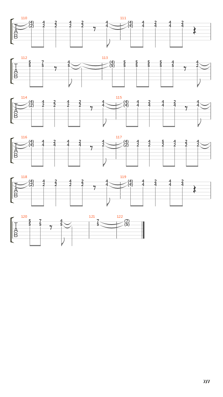 Driver's High吉他谱