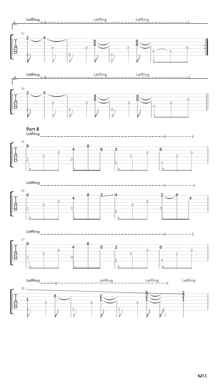 雲の海 (云之海)吉他谱